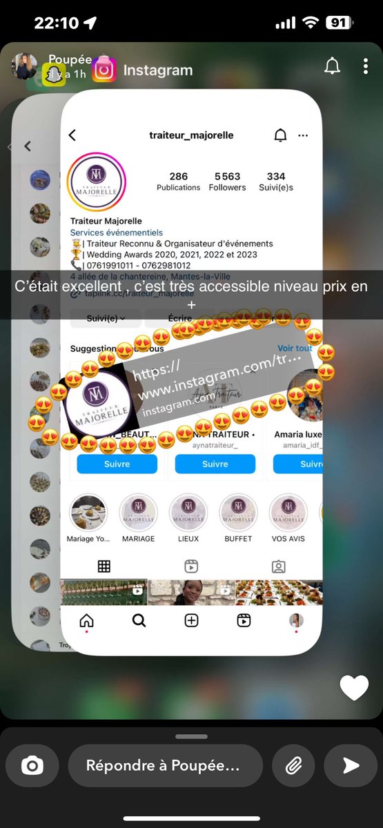 boobareaction's tweet photo. @dgccrf à quelle moment vous allez taper dans le portefeuille  poupée ou poupette Kenza The Big French influenceuses comme elle le dit à chaque fois sa journée snap est une page de pub et aucuns #colab #publicité elle ne fait pas cela gratuitement #influvoleur #booba https://t.co/Uk1UknIVhn