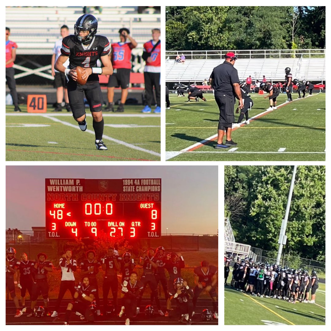 More Highlights from Fridays Varsity Win

Final Score: 48-8
Stats: Darius Burley (quarterback) threw for 200 yards and rushed for 80. 

Touchdowns by Nate Bedell, Sean Dubiel, Josiah Bryant, Ryan Aye, and Jahmari Jones