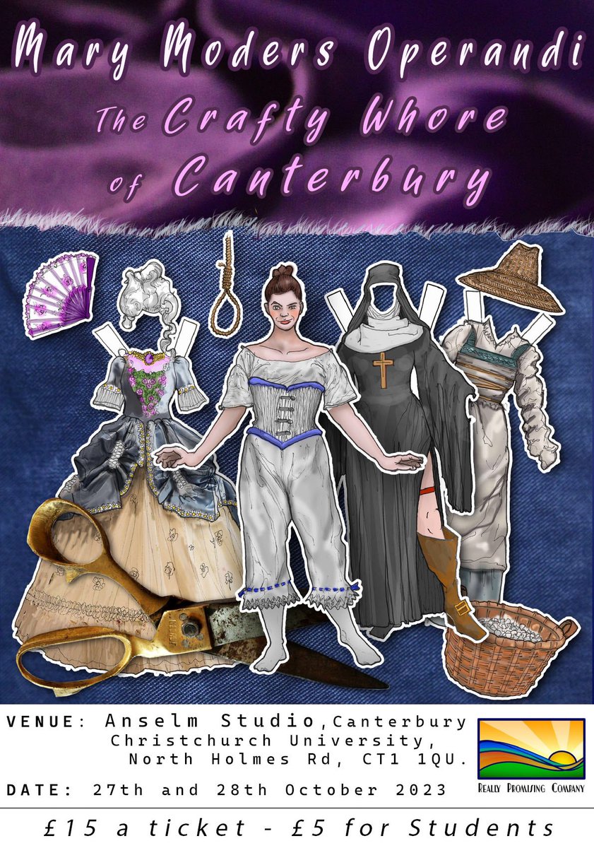 Hurry Hurry there’s no time to lose.  Will Mary Moders escape the hangman’s noose? Don’t miss this fascinating show about an infamous local girl <a href="/CanterburyFest/">Canterbury Festival</a>
