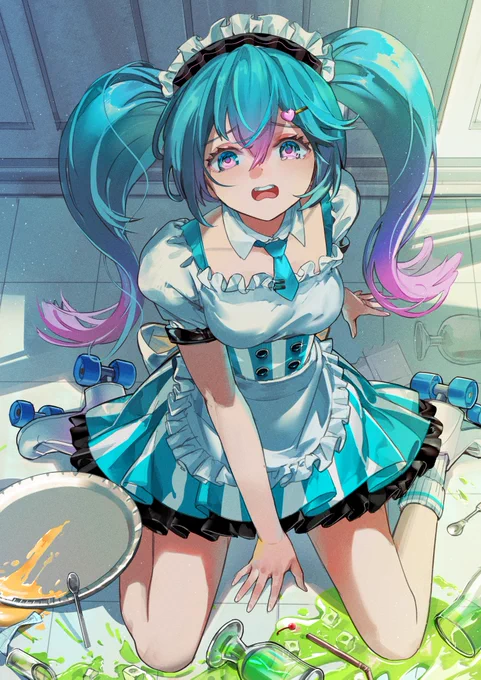 カフェメイドみく#初音ミク 