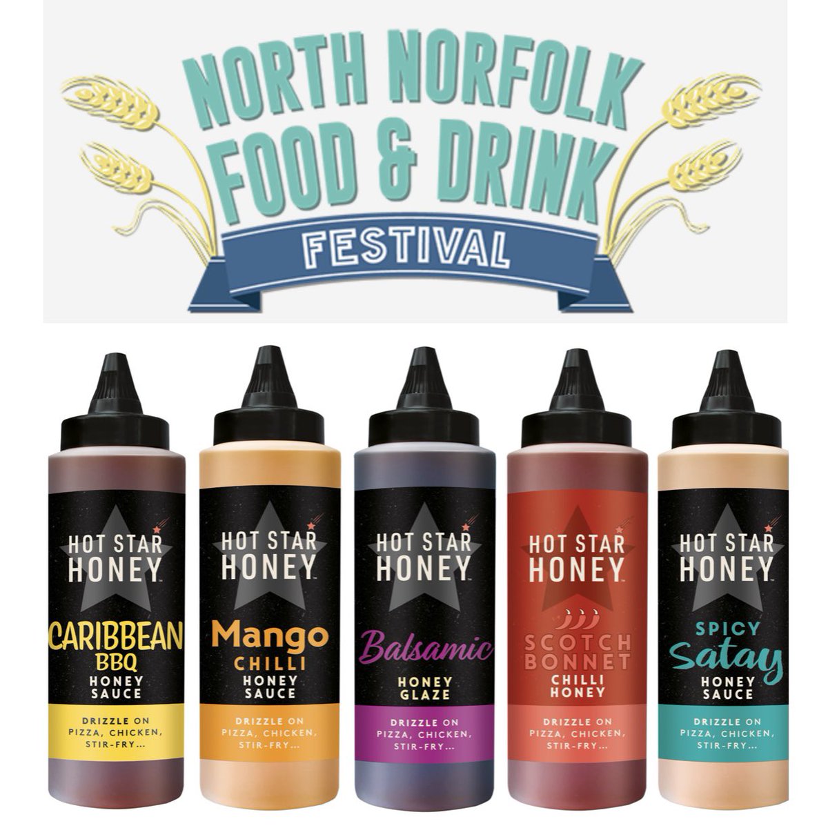 HotStarHoney's tweet photo. Hot Star Honey had an amazing weekend at @HolkhamEstate  @NNFoodFest 

We revved up the day with our Spicy Satay selling best.. it was a delight to be with such a wonderful crowd.🩵 https://t.co/l6lsjIHDx6