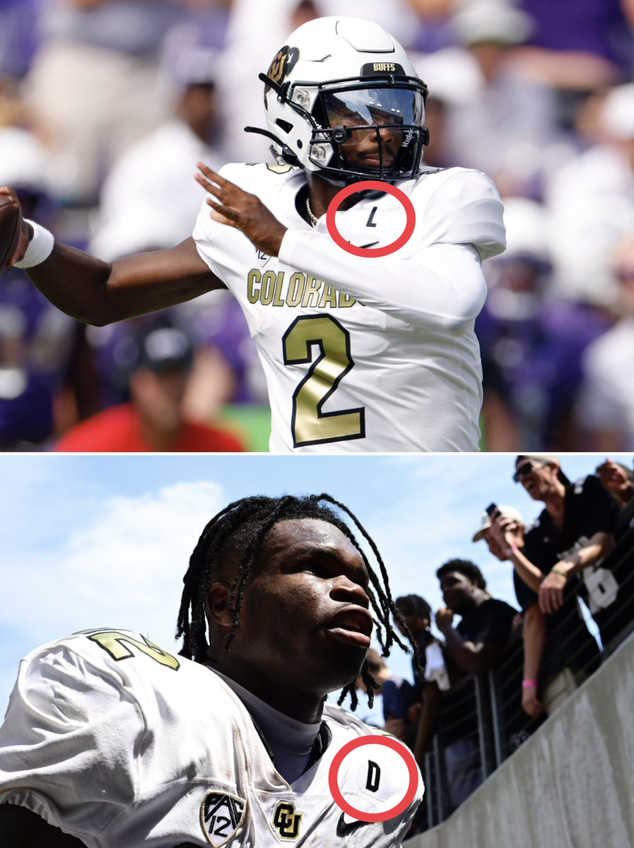 There are no team captains at Colorado this year. Instead Coach Prime gave out Ls for “Leaders” and Ds for “Dawgs” 😤
