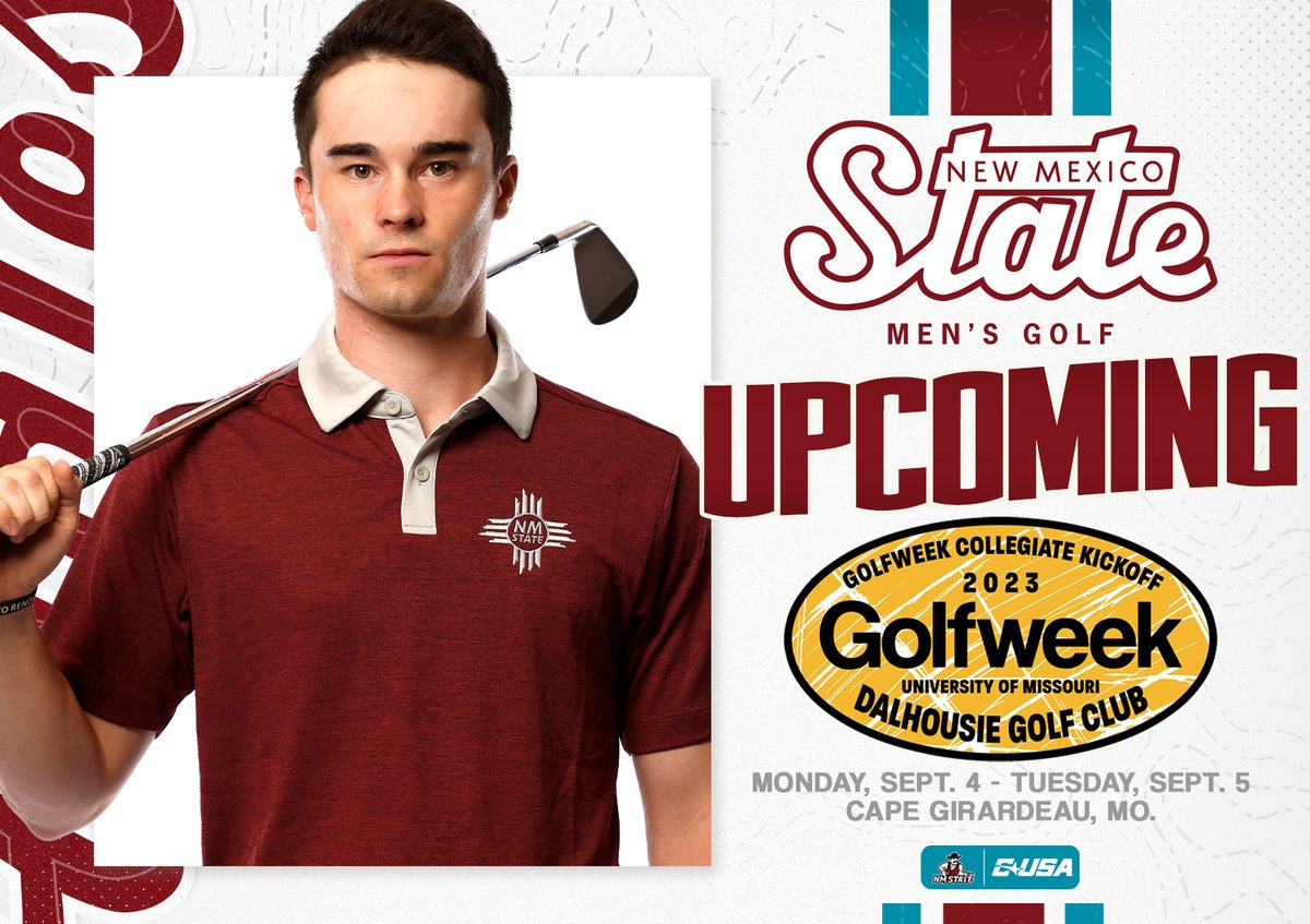 Our 2023-24 season tees off tomorrow in Cape Girardeau, Mo. at the <a href="/golfweek/">Golfweek</a> Collegiate Kickoff

📋: bit.ly/3Eq5kX0

#AggieUp