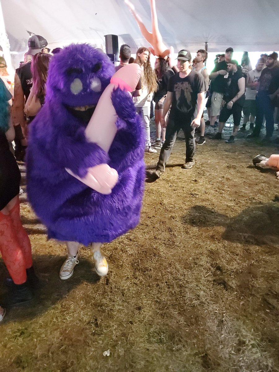 Ska shows you see people in banana costume. Thrash metal shows you see people in Grimace costume with inflatable penis.  
@RPMFest