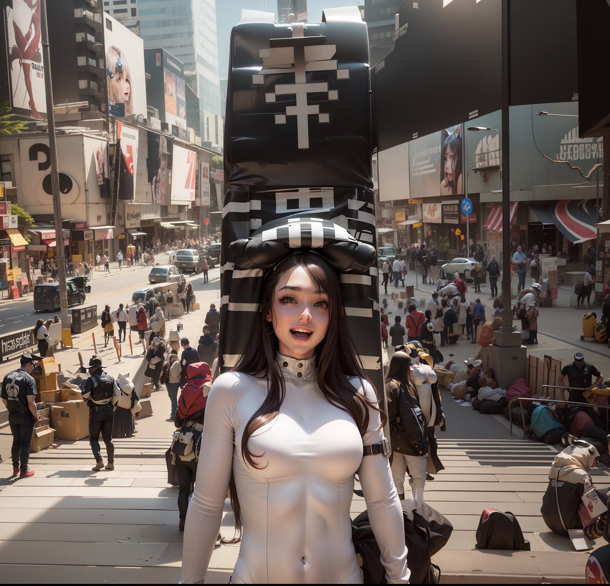 napi_ne's tweet image. vgm☂️ akim&apos;s tweets show how much fun he is having in Nigeria.
Here is the female version of akim that I created with ai😂, and an amigurumi that I crocheted of him😂,from japan.
I wish VLA&apos;s further development✨
#verylonganimals @vgm_potato #w3lc