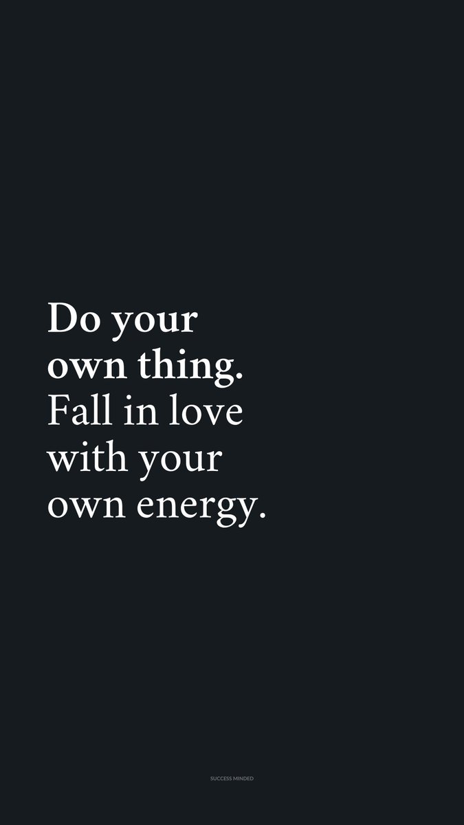 _SuccessMinded_'s tweet photo. Do your own thing.. https://t.co/BlZDLqsXqY