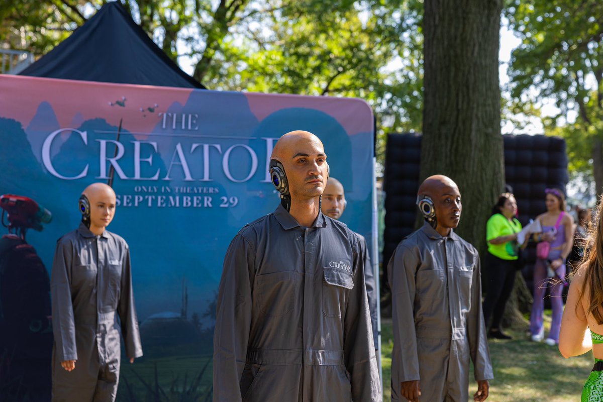 Are you ready to search for The Creator at our exclusive on-site at booth at Electric Zoo: Hyperspace? Have your photo taken with our AI robots and a chance to win free passes to THE CREATOR in theaters September 29th.
