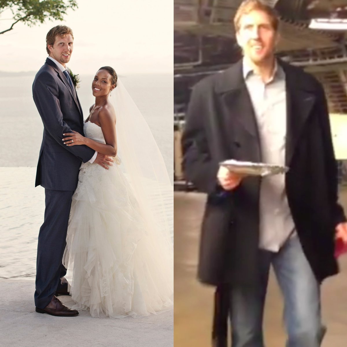 Dirk made over $300 million dollars and his wife still sent him to games with a plate of leftovers wrapped in tinfoil 🐐