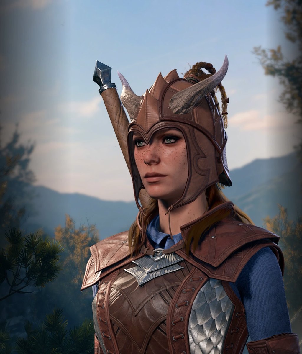 Loving Baldur’s Gate 3 so much! Here’s my Tiefling Fighter Navari