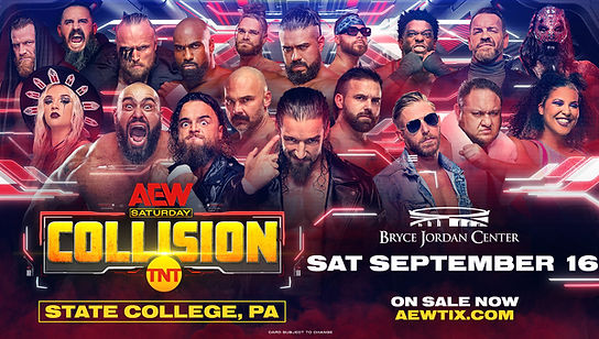 'Switchblade' Jay WHite is now in the front and center of the upcoming Collision Posters without CM Punk

Collision will be the show of Bullet Club Gold!

#GunnsUp👆