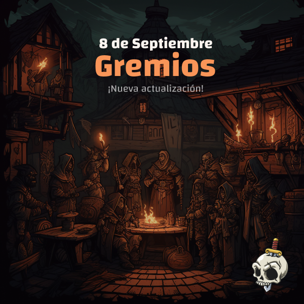 Estamos emocionados de anunciar que el 8 de septiembre será un gran día en el mundo de DarkyClans, ya que lanzaremos nuestro esperado parche de los gremios.