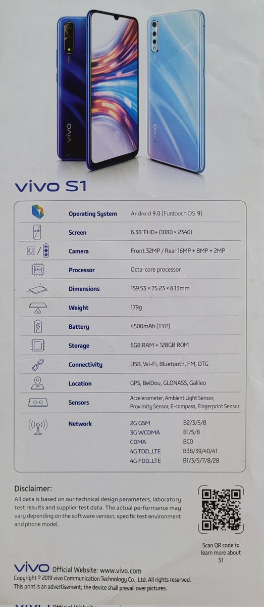 Aquis_GN's tweet photo. Vivo S1, 2019.
#VivoS1 #Vivo #SmartphonePamphlets https://t.co/APxlvd4FMe