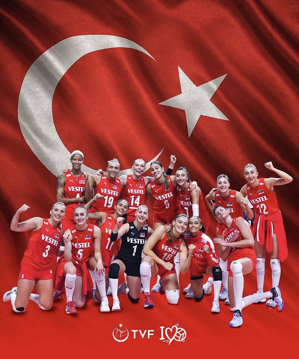 Filenin Sultanları, Atatürk'ün kızları;2023  CEV  Avrupa Şampiyonasını kazanarak büyük bir başarıya imza attı.🏆🇹🇷

Cumhuriyetimizin 100. yılında yaşattığınız bu büyük gurur ve mutluluk için minnettarız.