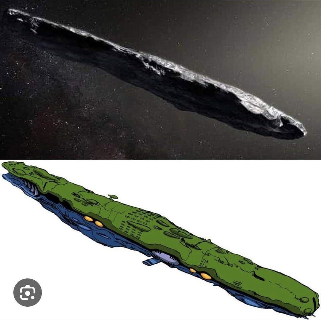 UFOResearch7's tweet photo. An artist's conception image of Oumuamua https://t.co/BOPJmdapJL