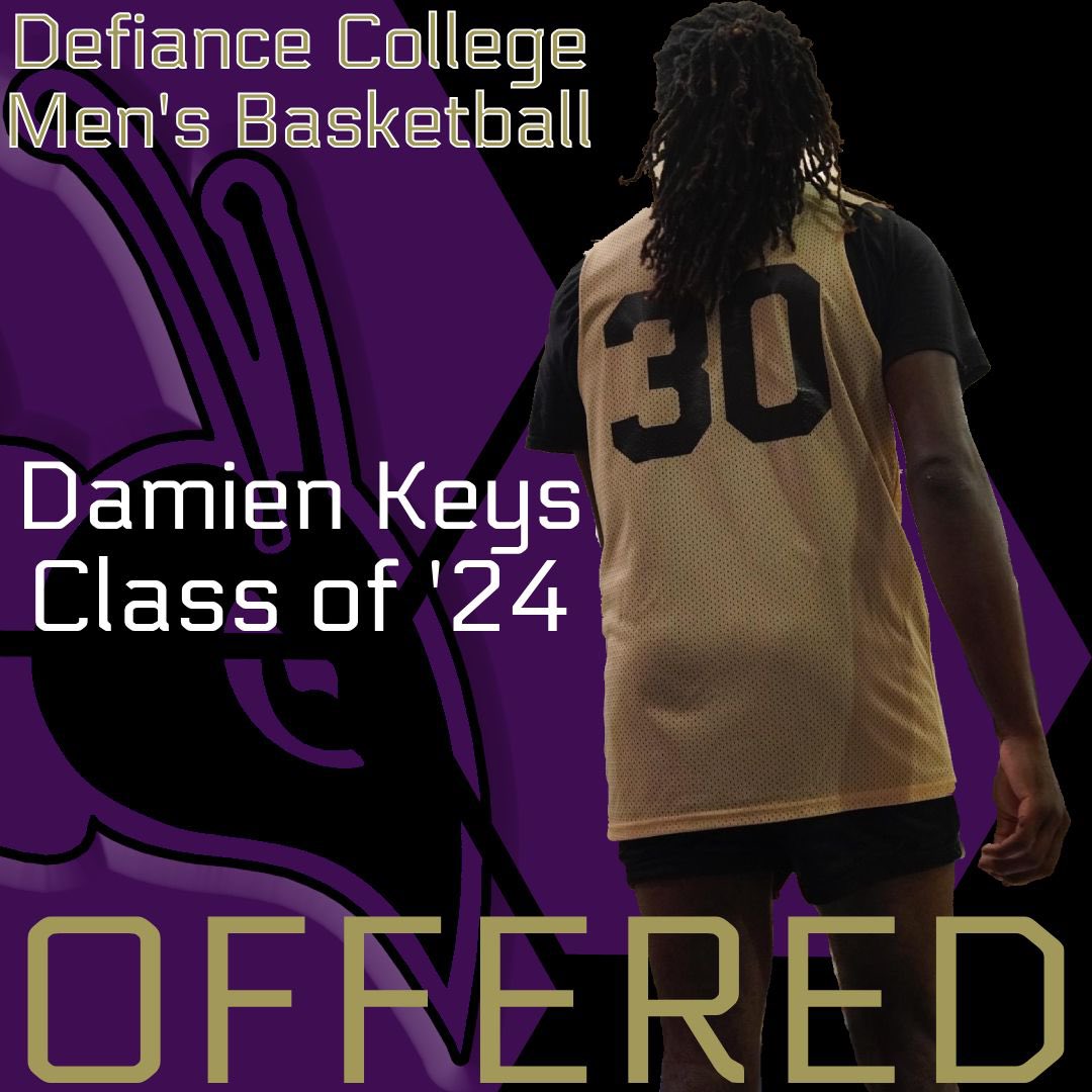 After a great camp outing, I’m blessed to receive a(n) offer from defiance college. Thank you to coach Gibson and coach Gallant for the opportunity @CoachRegg15 <a href="/DefiCollegeMBB/">Defiance College Men's Basketball</a>