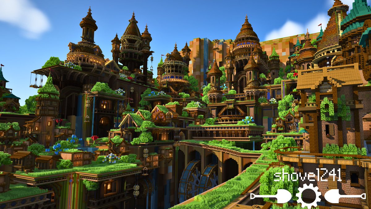 Commenters challenged me to make an epic dirt hut. 
How silly of them.

Full video is on YouTube!
#Minecraft #minecraft建築コミュ #minecraft建築コミュ