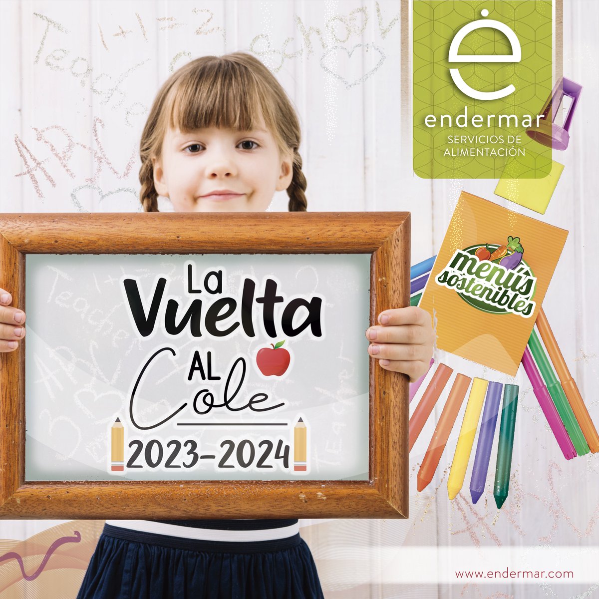 🌿🌍 ¡Bienvenido a un Nuevo Curso más Sostenible!
En septiembre, <a href="/Endermar_/">ENDERMAR</a> menús sostenibles sigue cuidando de tu salud y la del planeta, comenzando por lo que consumes.
Únete y cuida también de la Tierra.
👉 Más info: linkedin.com/company/enderm…

🍏📚 #VueltaAlColeSostenible 🍽️🌱