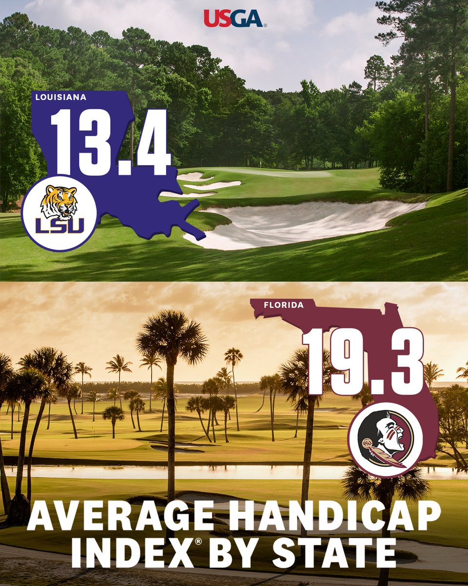 The best non-conference game of the season and it's happening week one! 🏈 @LSUfootball and @FSUFootball may be evenly matched on the football field, but the Pelican State has the edge on the golf course. #GeauxTigers #NoleFamily