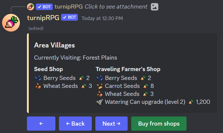 turnipRPG's tweet photo. A look at merchant shops: https://t.co/95NeFhLf61