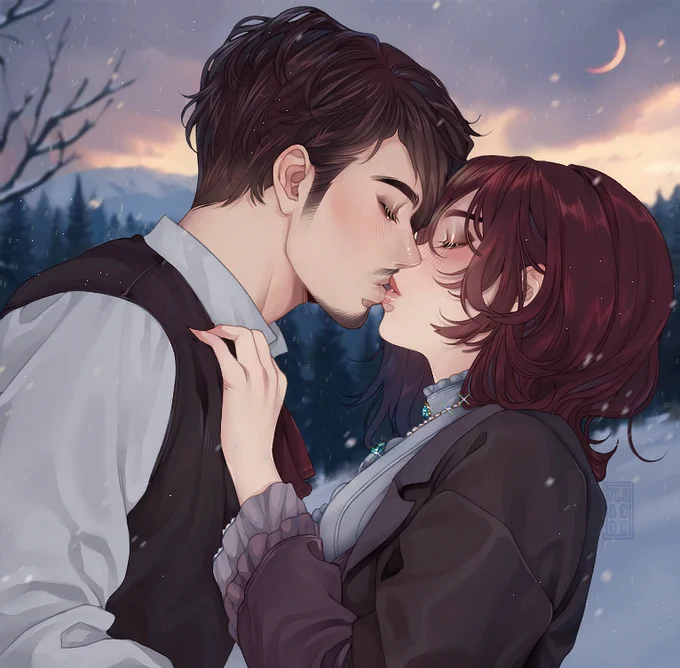couple portrait for  #artistsontwitter #art 
