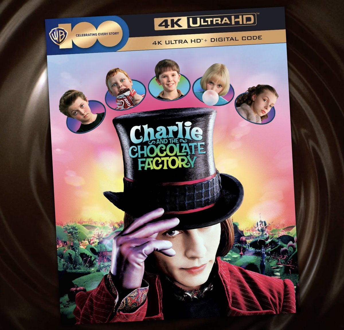We finally have it on good authority that a 4K transfer of Charlie and the Chocolate Factory is being worked on!!  Will of course keep you updated with any further news
(cover art is my own)