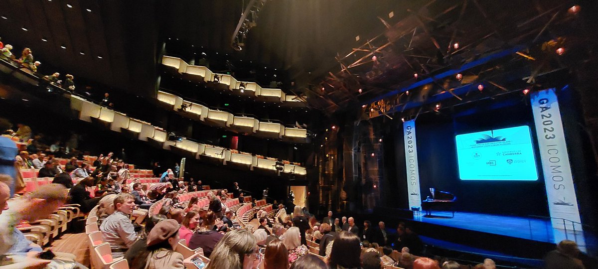 Great opening ceremony for <a href="/Icomos_GA2023/">ICOMOS GA2023</a> at <a href="/SydOperaHouse/">Sydney Opera House</a> last night!  @LivUniArch <a href="/icomosisc20c/">icomosisc20c</a>