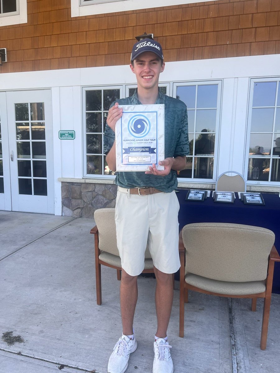 LCCaptainsGolf's tweet photo. 2024 Reed Theiss picks up a win in HJGT New York Fall Open.  Playoff birdie on 1st hole for the victory. He's a County Captain to watch!! CONGRATS!  @ReedTheiss https://t.co/XqXK7mJPJB