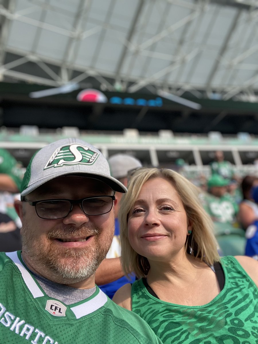 Date Night❤️Go Green Go #riderslive #Saskatchewan