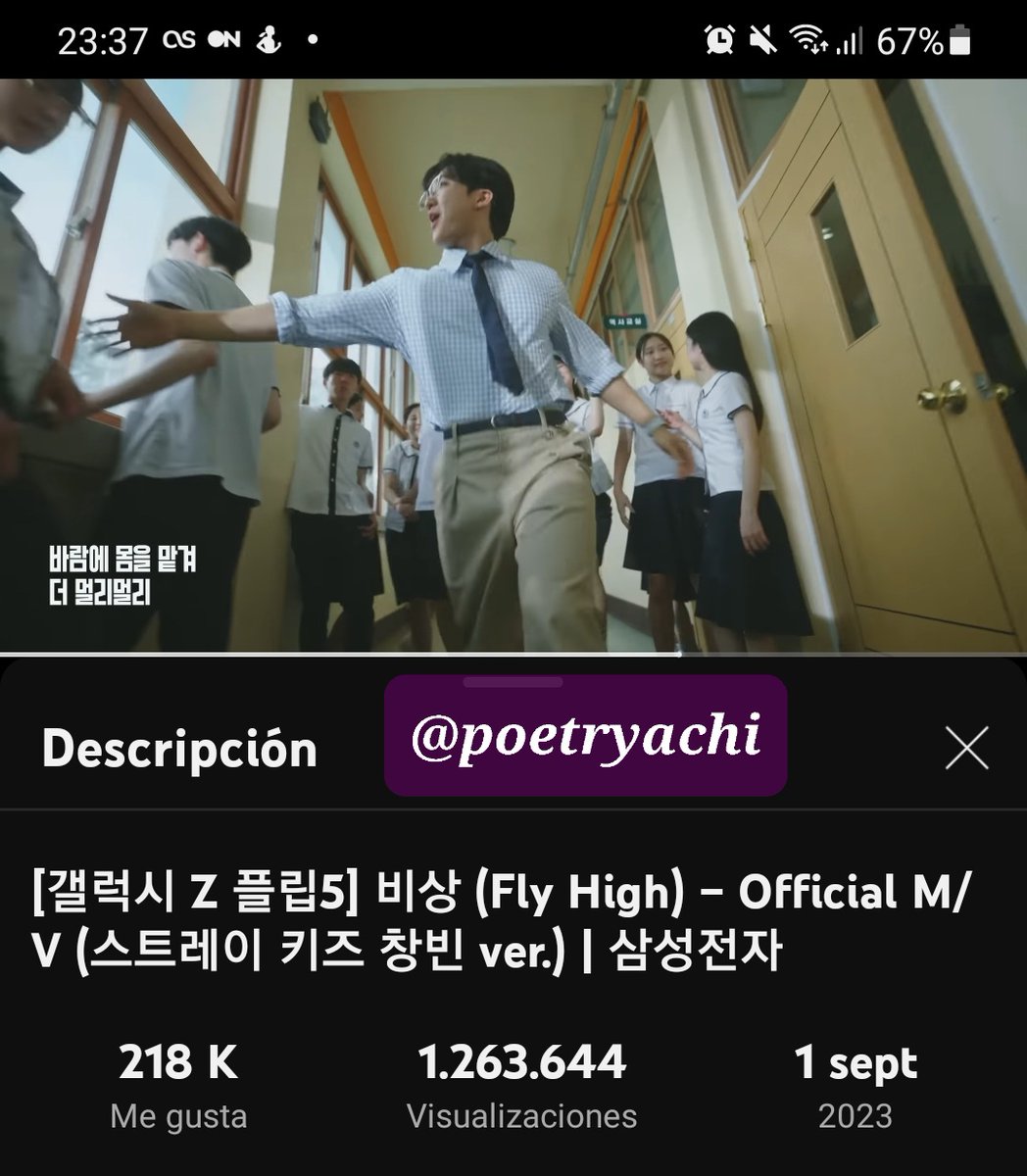 poetryachi's tweet photo. As always, thanks a lot for the tag Cena! Listening to Fly High is so healing 🩷 I dare you to show your streaming screenshot of Changbin's Fly High MV @by3racha_mari @MelstaywithSkz 🫶🏼
FLY HIGH WITH CHANGBIN #FlyHighOutNow #ChangbinxSamsungKR #창빈 #Changbin https://t.co/LiPFy9HY48