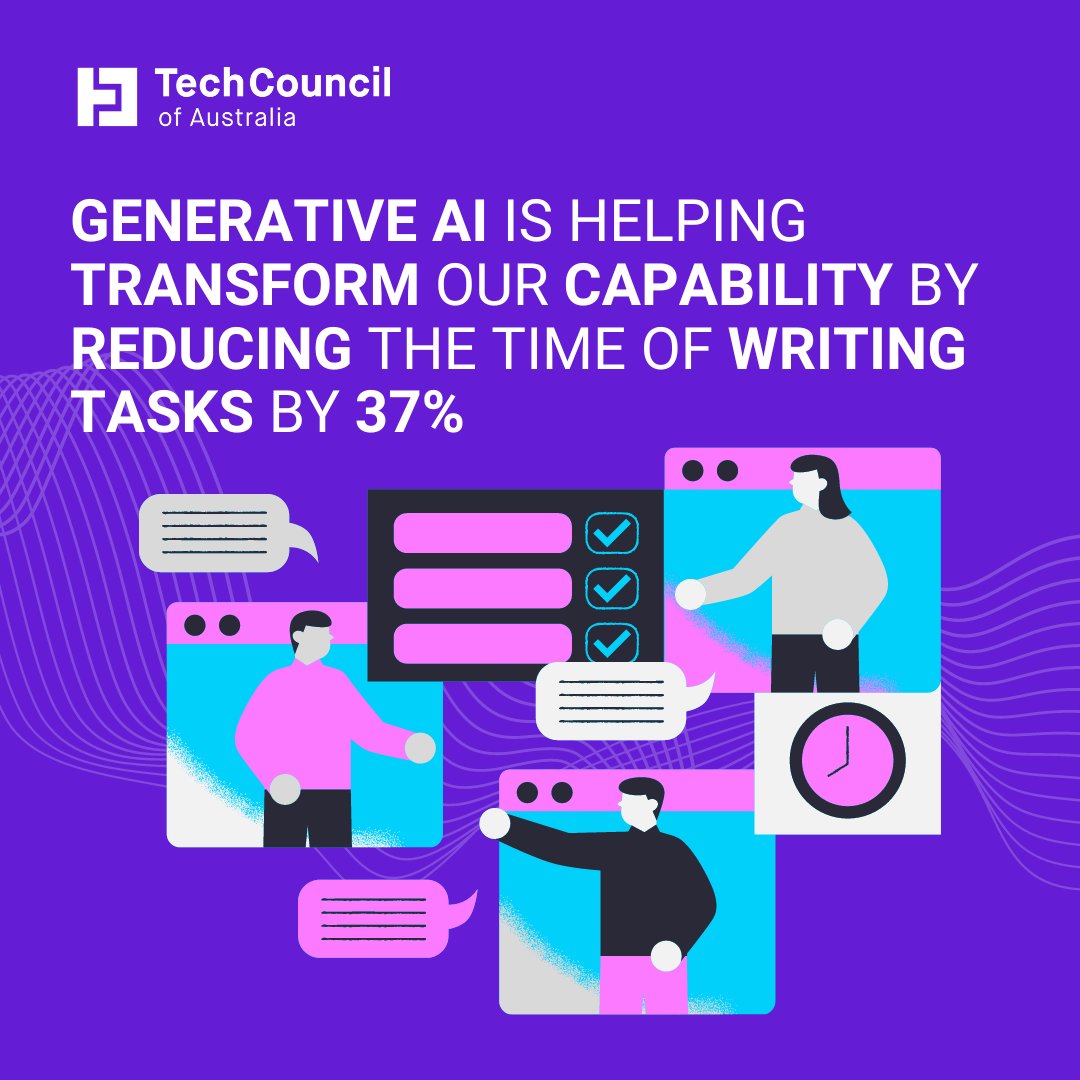 techcouncil_aus's tweet image. By using AI as a co-pilot, we can amplify our capabilities, streamline our operations, and boost our productivity. Find out more ways Generative AI is copiloting work in our full report: techcouncil.com.au/wp-content/upl…

#generativeAI #techinnovation #australiantech