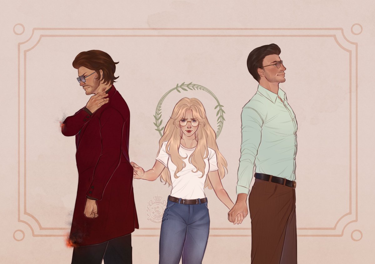 SlumberingFool's tweet photo. Confliction of the Heart
- - -
Lovely commission for HeyyItsShay of Divine, Juno, and Vito <3
#nopixelfanart #nopixel @SaturnEighteen https://t.co/xRHlw5fMx0