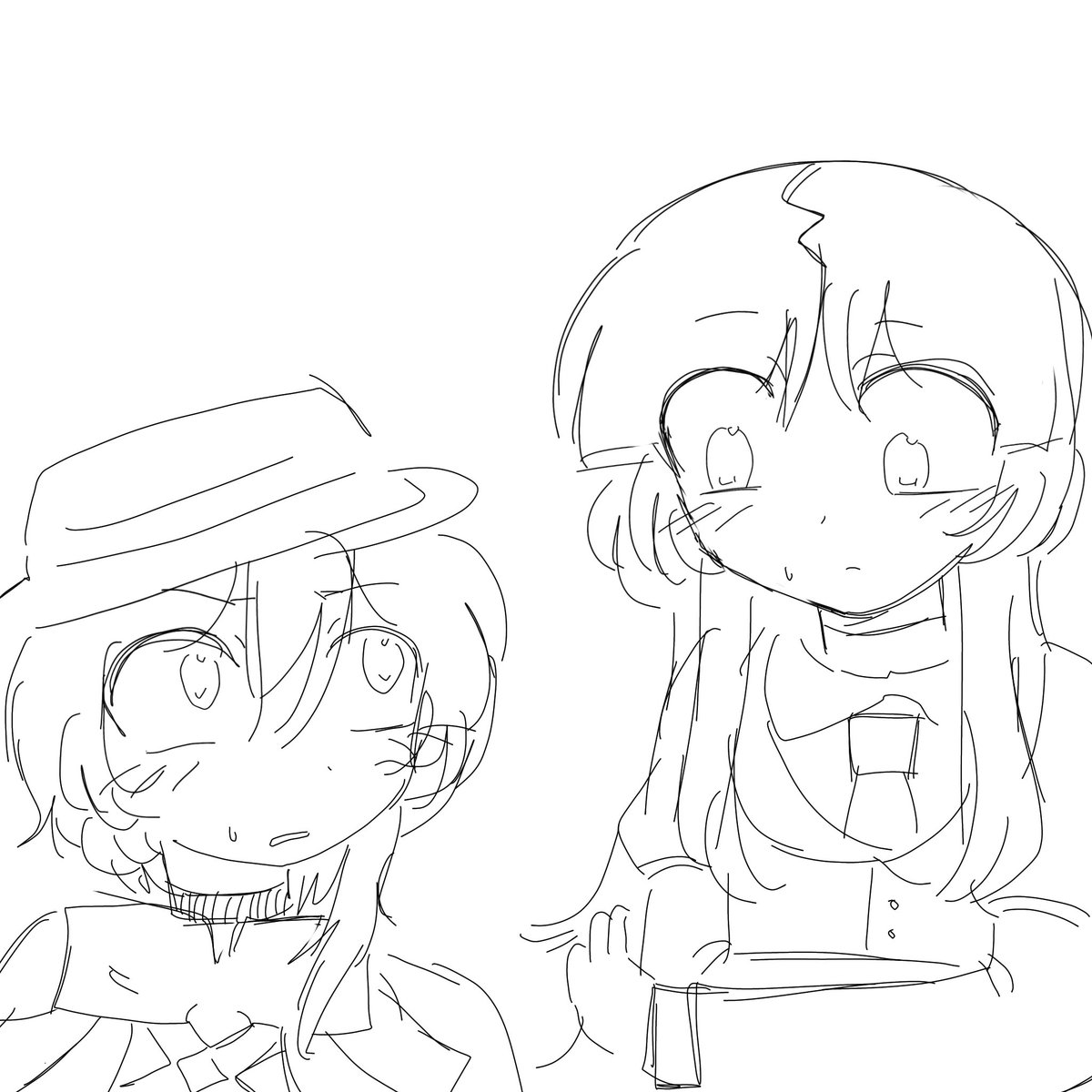 autisticfyodor's tweet photo. how do people draw kissing this is so difficult https://t.co/6N3csEdLE4
