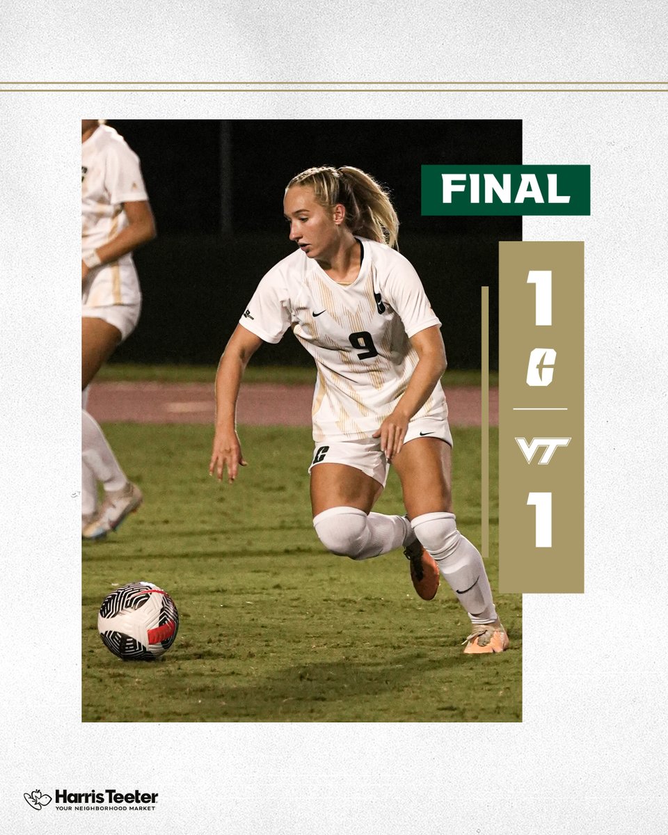 Charlotte Women's Soccer (@charlottewsoc) on Twitter photo The late goal gets us a gutty draw!
#GoldStandard⛏️ The late goal gets us a gutty draw!
#GoldStandard⛏️