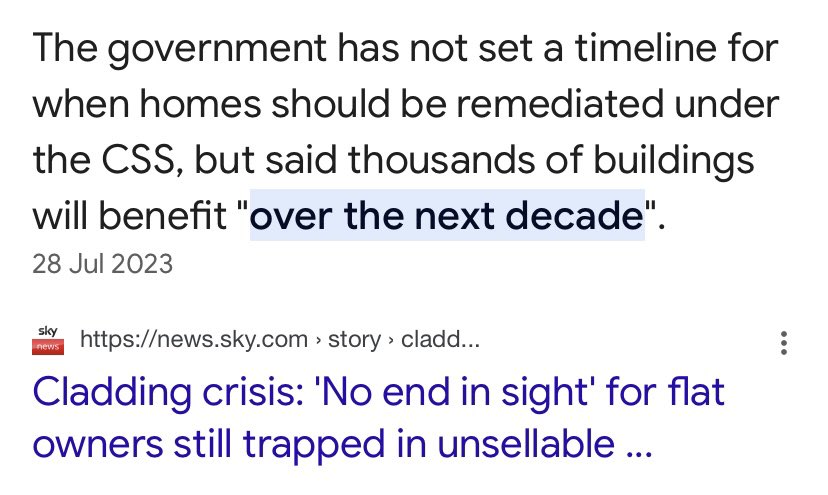The…The next DECADE?! The cladding scandal is not over yet.

Has anyone’s developer started their cladding remediation as yet?

#cladding #ukhousingmarket #trapped #EndOurCladdingScandal