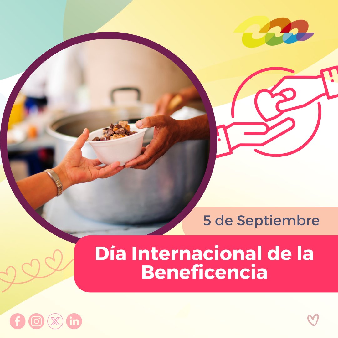 🙌Día Internacional de la Beneficencia
Este día es un llamado a la acción global, un recordatorio de que juntos podemos forjar un mundo mejor. Recordemos que el futuro es moldeado por lo que hacemos hoy. 💙🌍   #diadelabeneficencia #objetivosdedesarrollosotenibles #sostenibilidad
