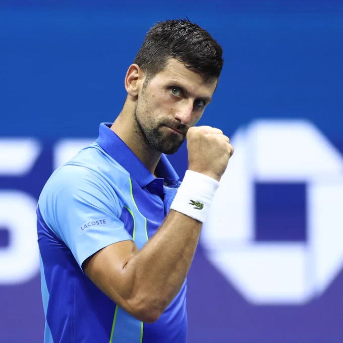 DDNewsGujarati's tweet photo. #USOpen
નોવાક જોકોવિચે બોર્ના ગોજોને 6-2, 7-5, 6-4થી હરાવી યુએસ ઓપનની ક્વાર્ટર ફાઇનલમાં પ્રવેશ કર્યો
#novakdjokovic #BornaGojo https://t.co/dvzJmbvpUK