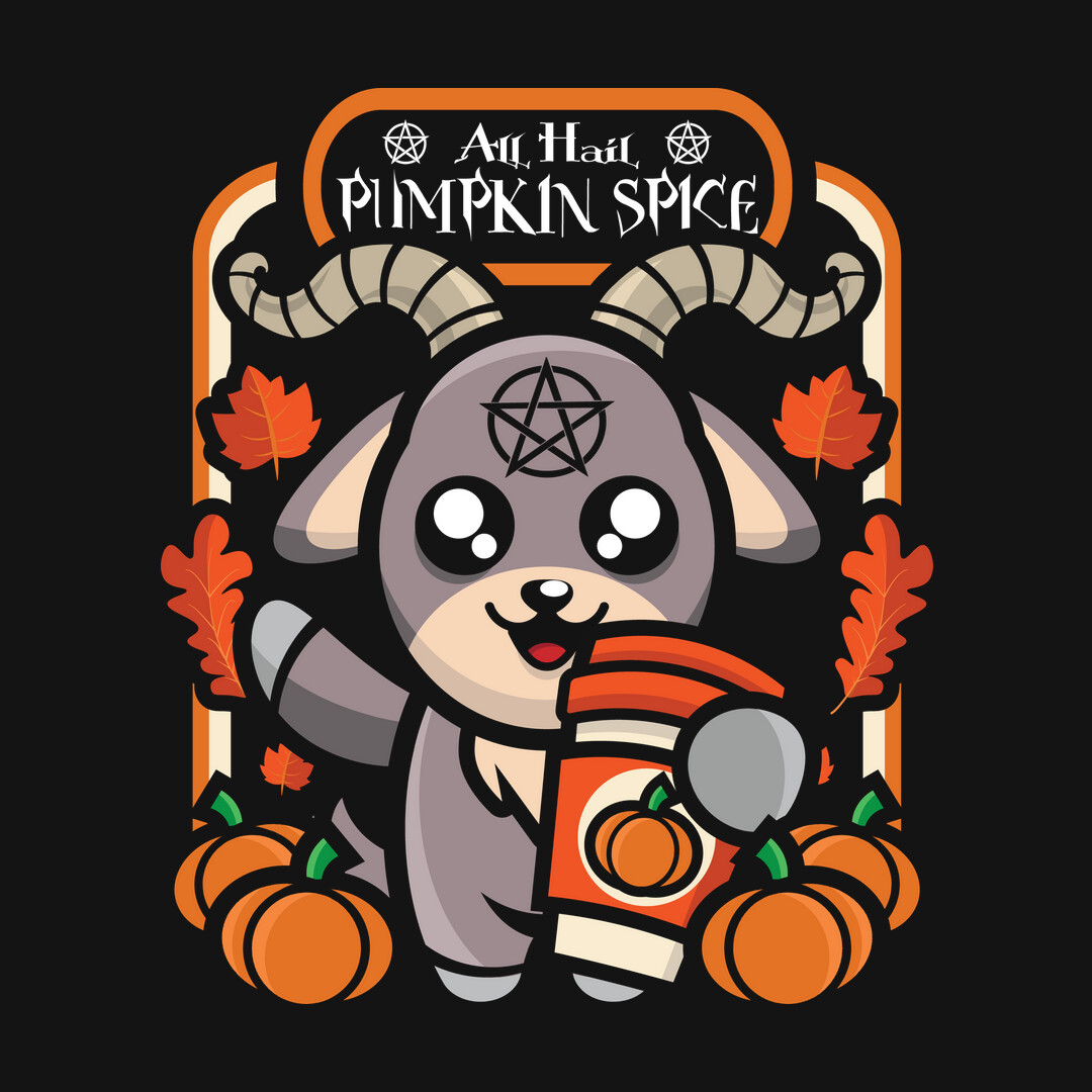 teefury's tweet photo. THE DAILY | “All Hail Pumpkin Spice” by #jrberger starts at just $13 today only at #TeeFury! ⚡
https://t.co/V43azl3VuF
#horrortshirts #teeshirts #artofinstagram #horrorart #spookyart #instaartist #baphomet #popculture #supernatural #demon #halloween #coffee #pumpkin https://t.co/hN4vLQ4NeK