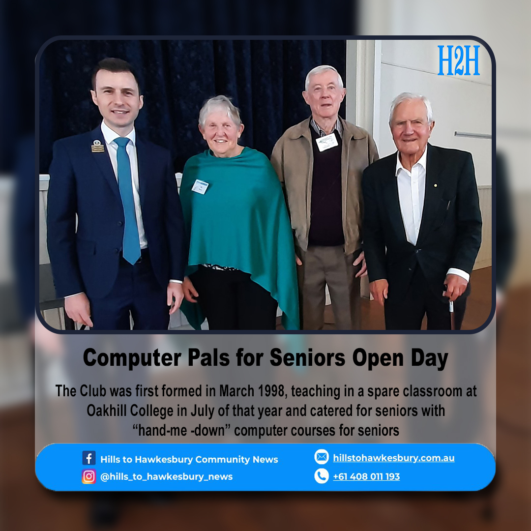 The Club was first formed in March 1998, teaching in a spare classroom at Oakhill College in July of that year 

Read more at hillstohawkesbury.com.au/computer-cours…
#openday #opendays2023 #hillstohawkesburynews #newsupdate #updatenews #newsupdates #updatednews #currentnews #currentaffairsnews