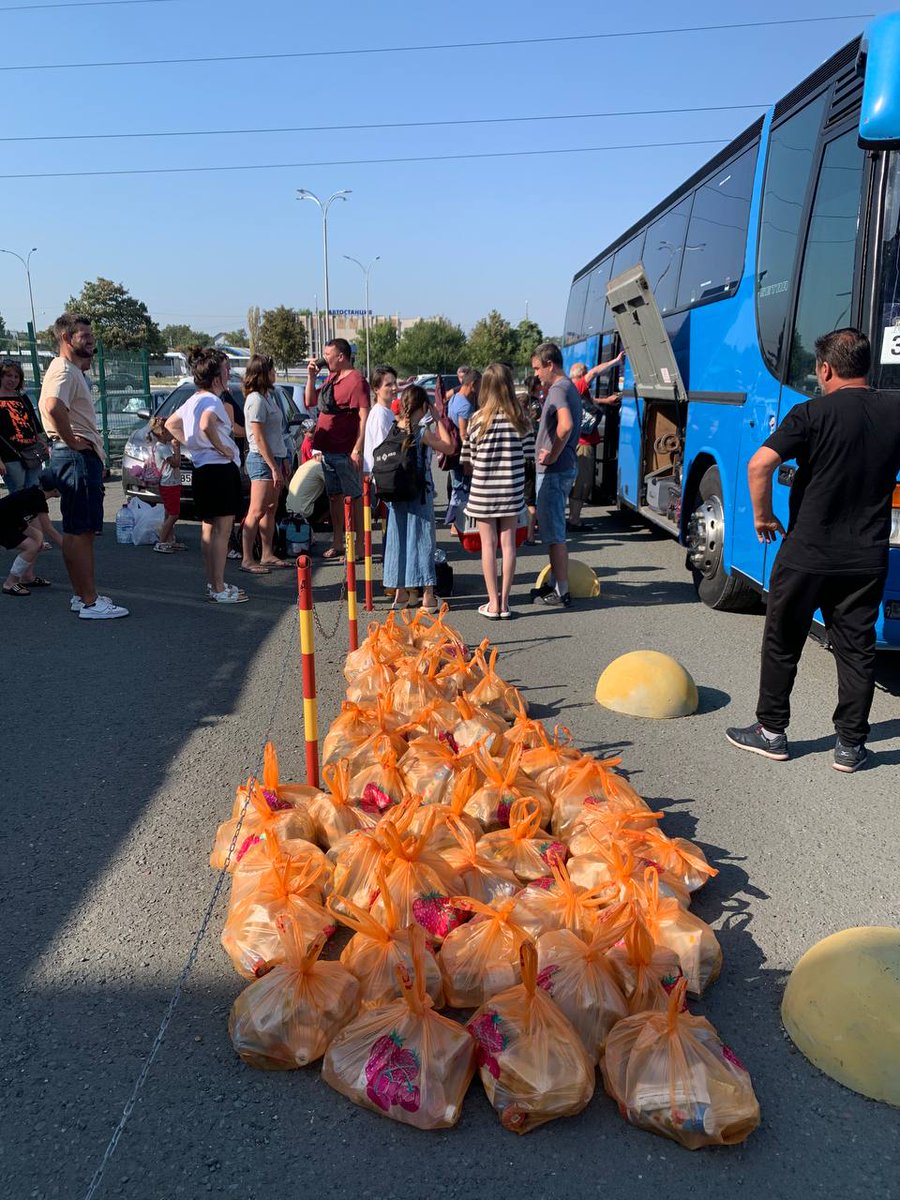 On August 29, we sent a bus from Crimea towards the borders of the Russian Federation, since there were no train tickets. 50 people left.