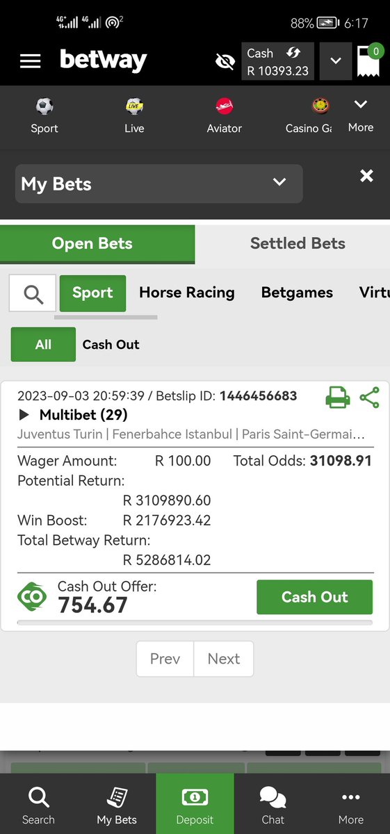 betway_assassin's tweet photo. Hoping for at least a R50k cash out here then I'm gone.
#TheRiseOfTheAssassin
#BetwayNkabi
#AssassinWay
#Nisazongazi https://t.co/OCwNgyZik3