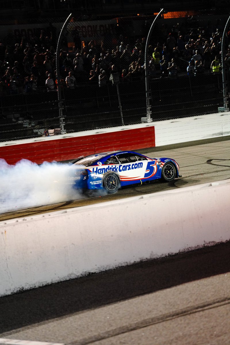 TeamHendrick's tweet photo. Post-race inspection cleared. @KyleLarsonRacin is officially your winner at @TooToughToTame. 🏁 https://t.co/nlbYeUbjla