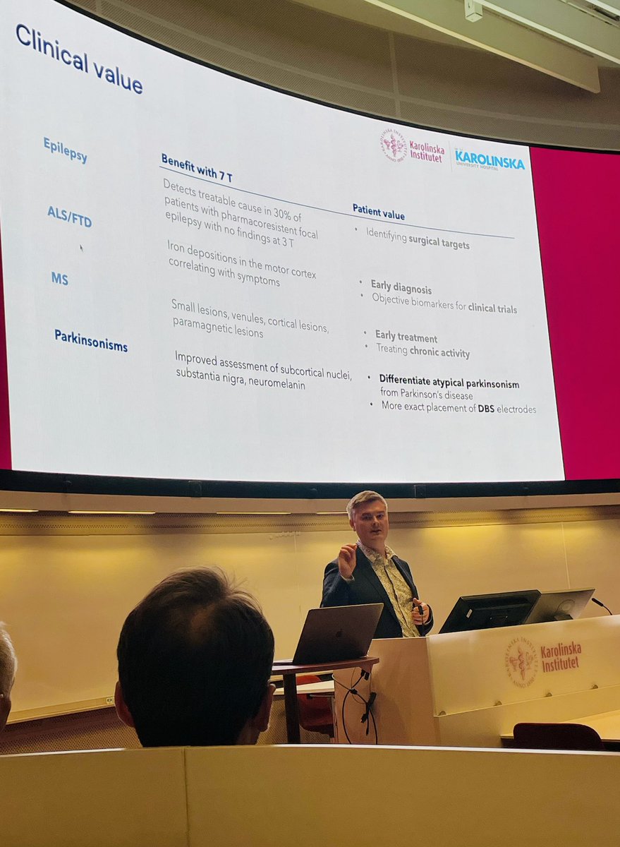 Daniel Paech (@paechdc) on Twitter photo Congrats on the new Terra.X 7T #MRI and the fantastic inauguration ceremony at <a href="/karolinskainst/">Karolinska Institutet</a>
Great success by Tobias Granberg and team! Congrats on the new Terra.X 7T #MRI and the fantastic inauguration ceremony at <a href="/karolinskainst/">Karolinska Institutet</a>
Great success by Tobias Granberg and team!