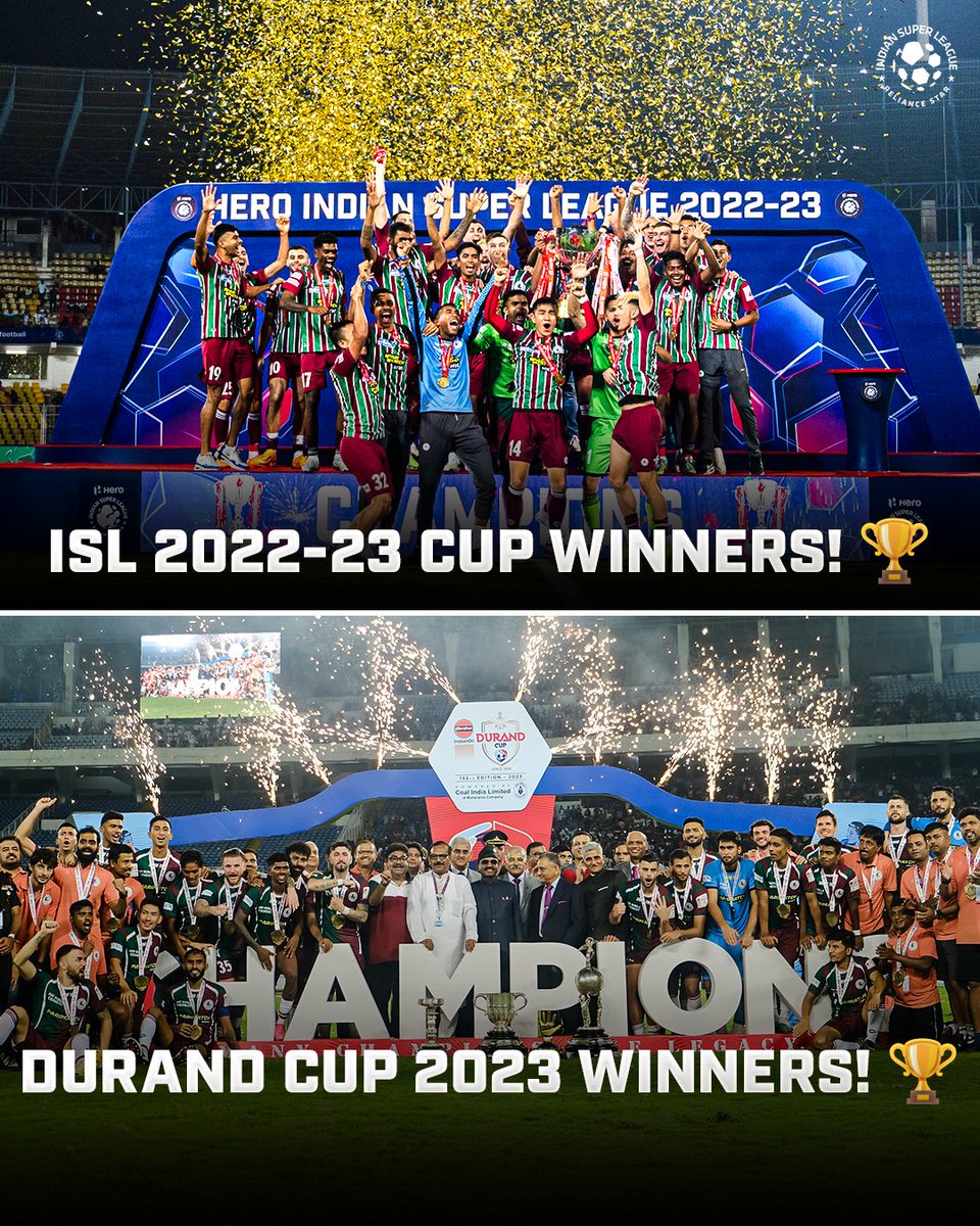 The perfect way to start your day 😎🏆

Are we right, #Mariners? 👀

#ISL #LetsFootball #DurandCup2023 #IndianOilDurandCup #IndianFootball  #MBSG