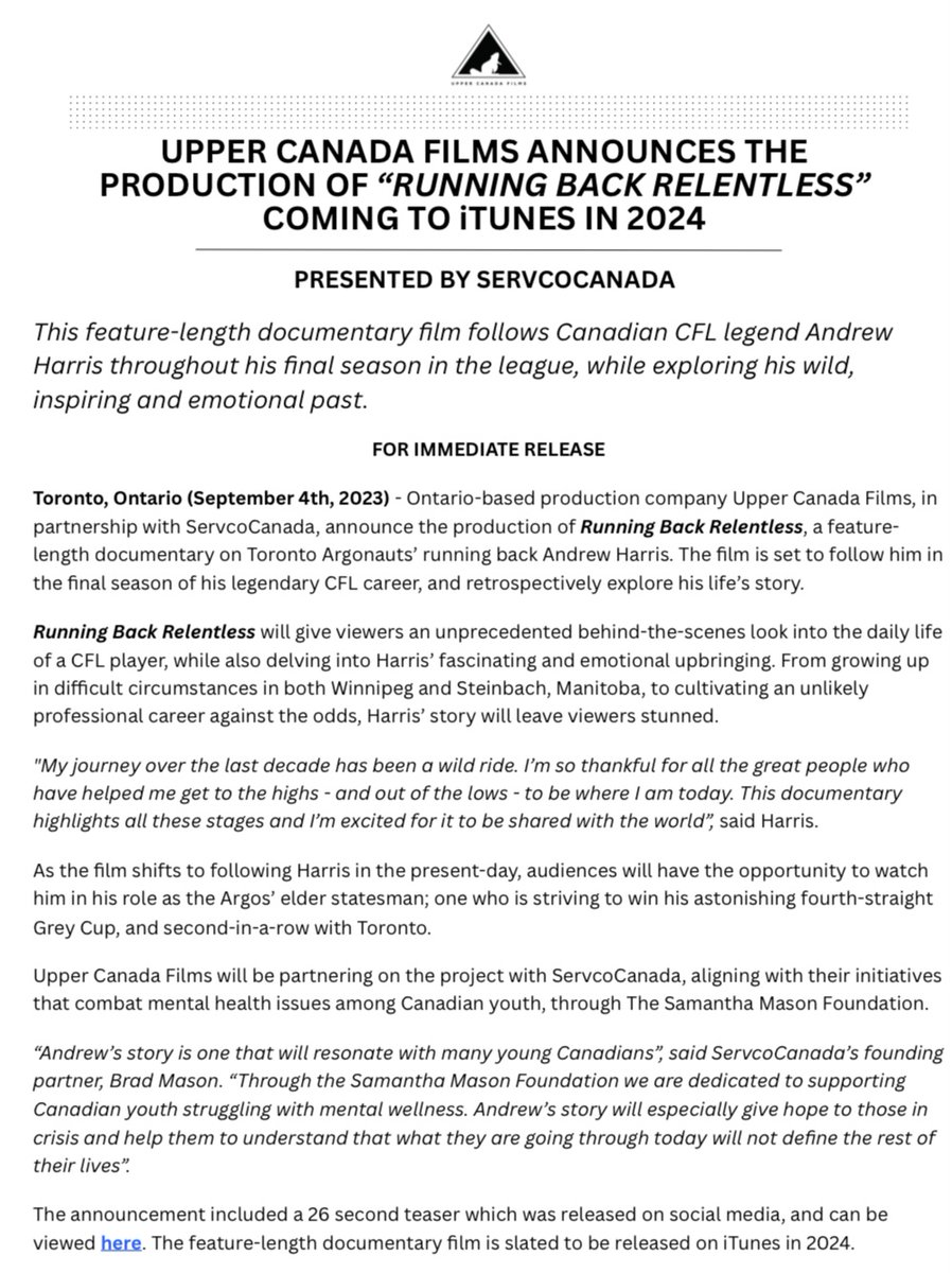 Upper Canada Films tweet media