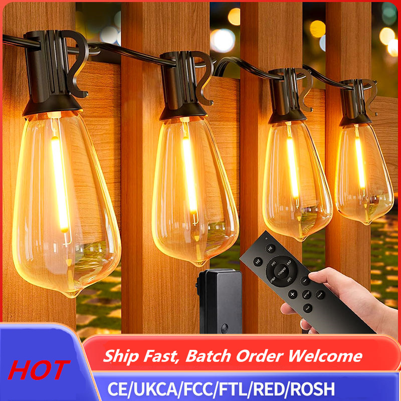 LedsupportL's tweet photo. 25-light  50FT Indoor /Outdoor String Light  With ST38 Single Filament LED Bulbs https://t.co/NrT9ZBi5H6