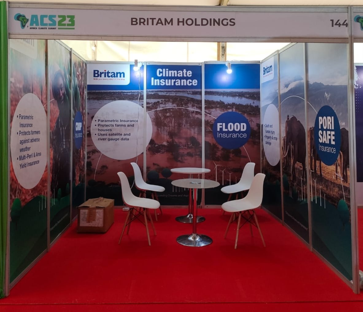 We are all set for the <a href="/AfClimateSummit/">Africa Climate Summit</a> starting today. Visit us to find out how <a href="/BritamEA/">Britam Cares</a> #climateinsurance solutions are protecting farmers, small businesses &amp; bio-diversity.
#ACS23