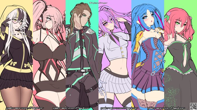 The whole cast of my cyberpunk story, FuturePhobia&trade;  #nsfw #nsfwart #nsfwanime #ecchi #hentai #hentaiartist<a href="/tag/nsfw"class="tags">#nsfw</a><a href="/tag/hentai"class="tags"><span>#hentai</span></a><a href="/tag/cyberpunk"class="tags"><span>#cyberpunk</span></a><a href="/tag/ecchi"class="tags"><span>#ecchi</span></a><a href="/tag/nsfwart"class="tags"><span>#nsfwart</span></a><a href="/tag/hentaiartist"class="tags"><span>#hentaiartist</span></a>