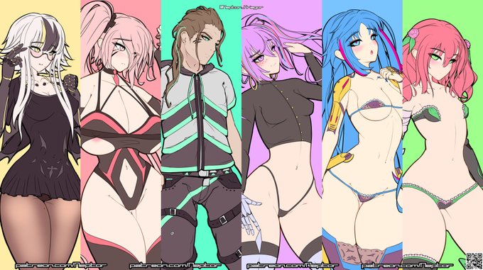 The whole cast of my cyberpunk story, FuturePhobia&trade;  #nsfw #nsfwart #nsfwanime #ecchi #hentai #hentaiartist<a href="/tag/nsfw"class="tags">#nsfw</a><a href="/tag/hentai"class="tags"><span>#hentai</span></a><a href="/tag/cyberpunk"class="tags"><span>#cyberpunk</span></a><a href="/tag/ecchi"class="tags"><span>#ecchi</span></a><a href="/tag/nsfwart"class="tags"><span>#nsfwart</span></a><a href="/tag/hentaiartist"class="tags"><span>#hentaiartist</span></a>