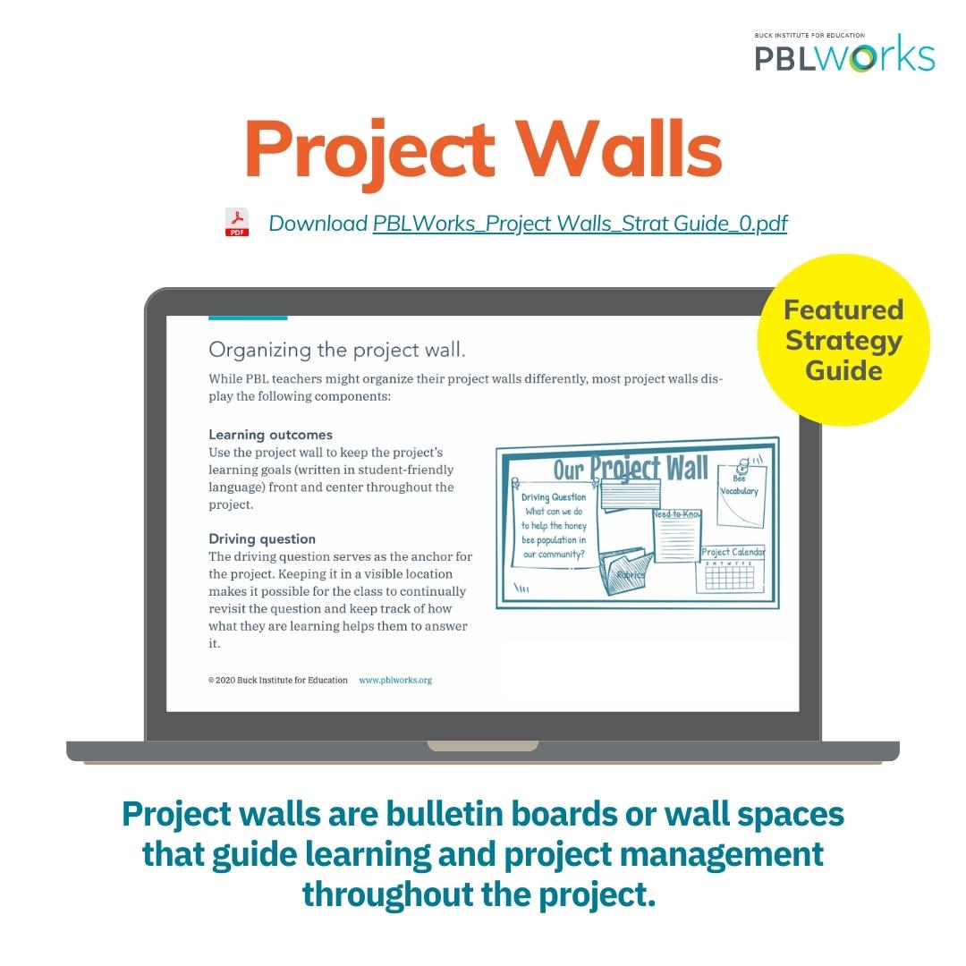 PBLWorks's tweet photo. Project walls are bulletin boards or wall spaces that guide learning and project management throughout the project.
Interested in creating a project wall this upcoming school year? Check out our 'Project Walls Strategy Guide.'
https://t.co/YroNZqkEtU
#ProjectWall https://t.co/luYq7NO3Kr