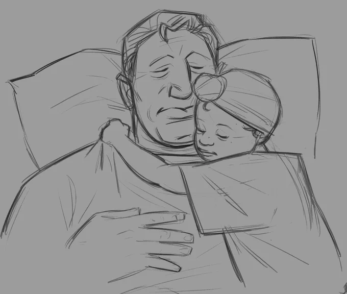 wait i lied. real quick mira would probably be glued to nick when he comes back. he has to learn to do everything w one hand bc the other one's busy carrying his BABY AROUND!!!!! 